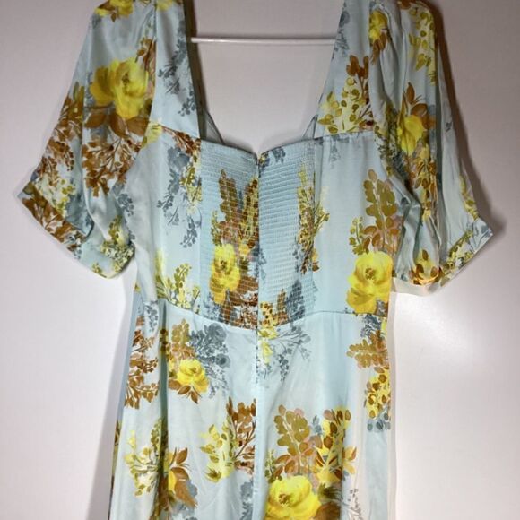 Favorite Daughter Marigold Bloom Floral Print Side Slit Maxi Dress Women’s Size - Picture 11 of 17